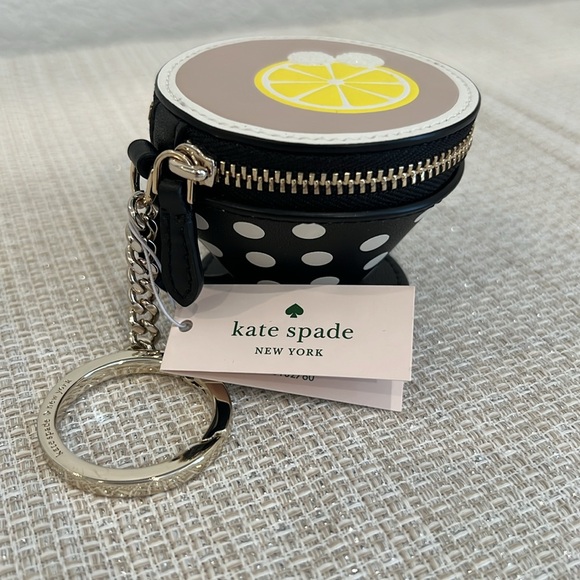 ☕️♠️Kate Spade♠️☕️Tea Party Coin Purse - Picture 11 of 12
